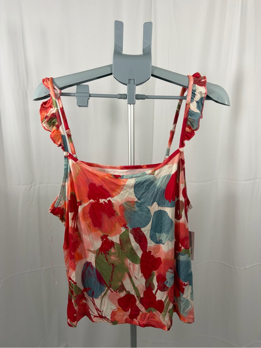 NWT Ambrielle Women’s Size XL 2-Piece Sleep Set Soft Floral Ruffles
